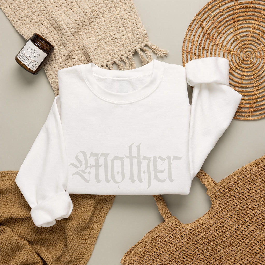 Mother Crewneck Sweatshirt – Gothic Script Pullover